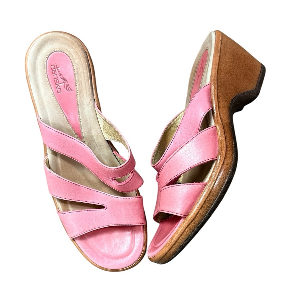 Dansko Dusty Pink Slide on Sandals